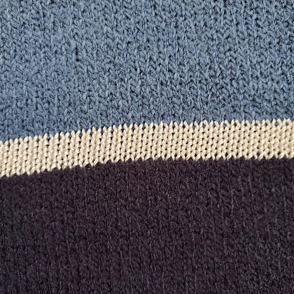 Vintage Sweater Blue White - Picture 6 of 8